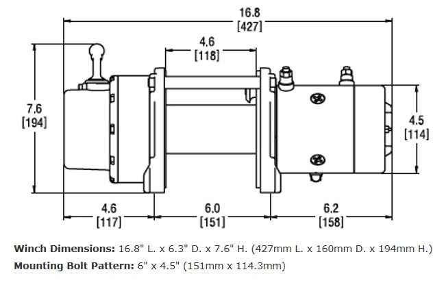 WARN 9.0RC Winch - 71550