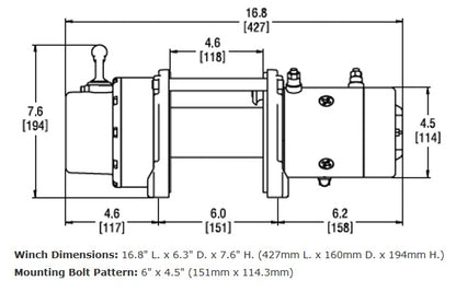 WARN 9.0RC Winch - 71550