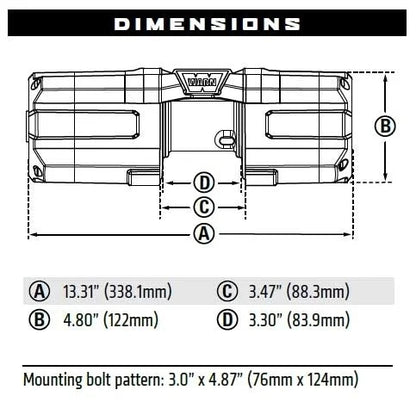 WARN AXON 45RC Powersport Winch - 101240