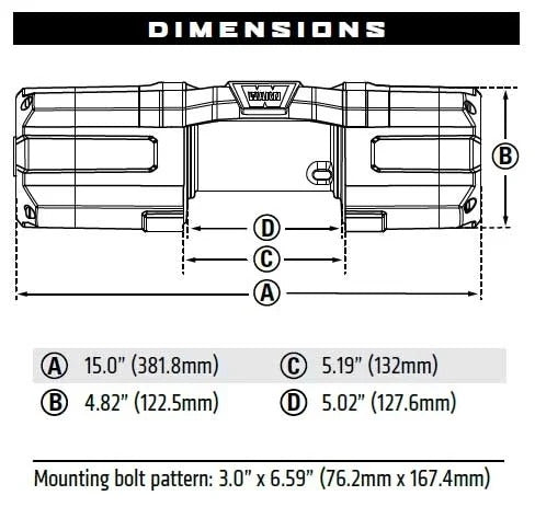 WARN AXON 45-S Powersport Winch - 101140