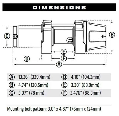 WARN VRX 35 Powersport Winch - 101035