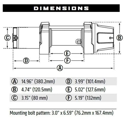 WARN VRX 45 Powersport Winch - 101045