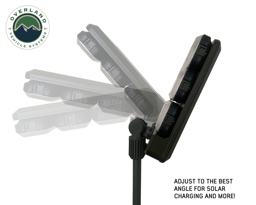 Overland Vehicle Systems ENCOUNTER Solar Powered Camping Light w/ Removable Light Pods - 15059901