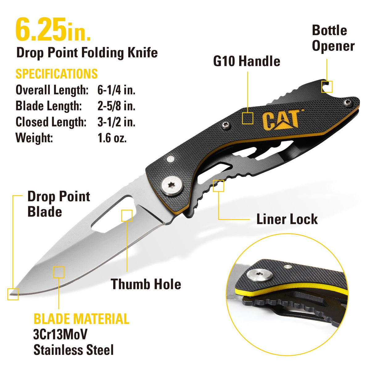 CAT Multi-Tool & Knife Set - RackUp+Go