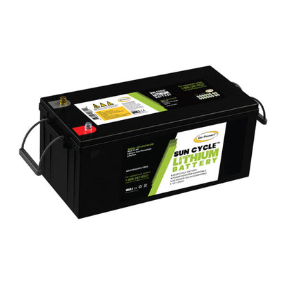 Go Power 250Ah LiFePO4 Solar Battery - GP-LIFEPO4-250