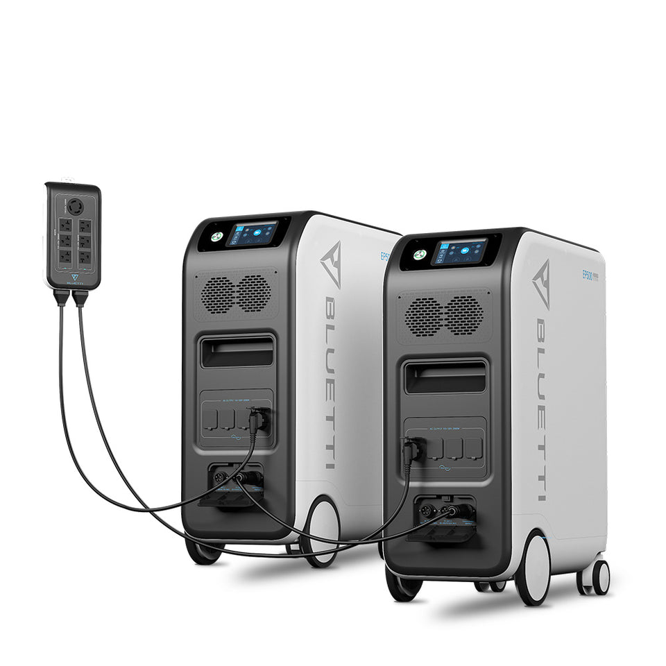 BLUETTI 2*EP500 + 1*Split Phase Fusion Box | Home Battery Backup