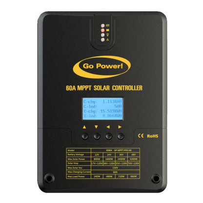 Go Power 60 Amp MPPT Solar Controller