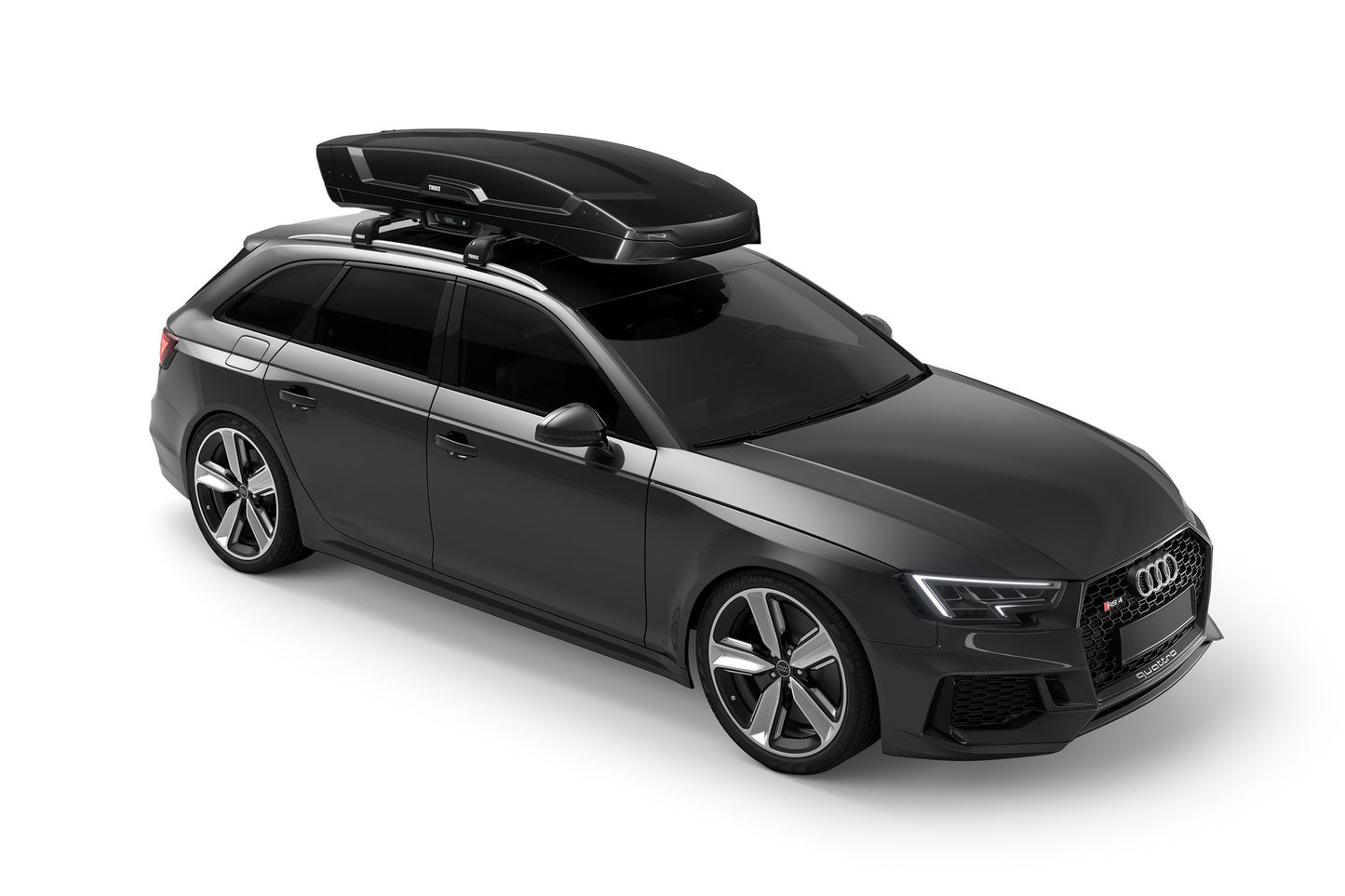 Thule Vector Premium Performance-Style Cargo Box - Medium - Black Metallic - 613201