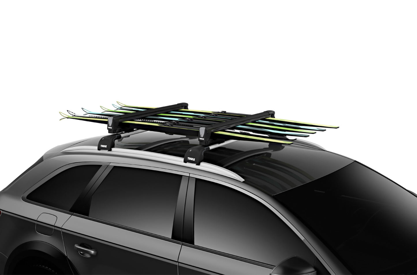 Thule SnowPack Ski & Snowboard Rack - Black - 4 Skis or 2 Boards