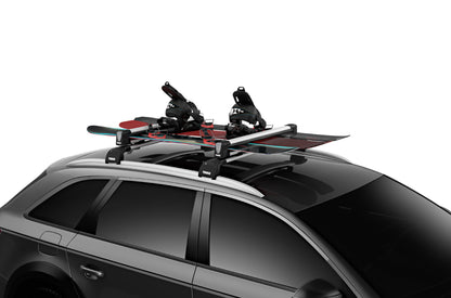 Thule SnowPack Ski & Snowboard Rack - Silver - 6 Skis or 4 Boards