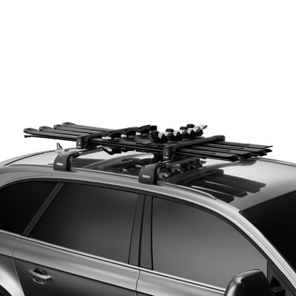 Thule SnowPack Ski & Snowboard Rack - Black - 6 Skis or 4 Boards