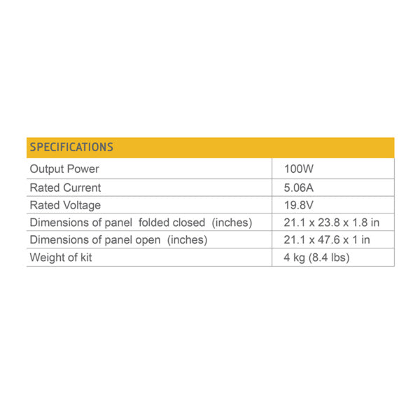 Go Power! DuraLite 100-watt Expansion Solar Panel