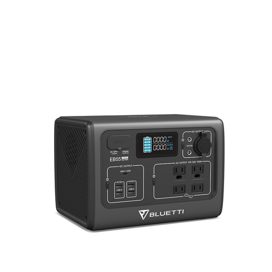 BLUETTI EB55 Portable Power Station | 700W, 537WH