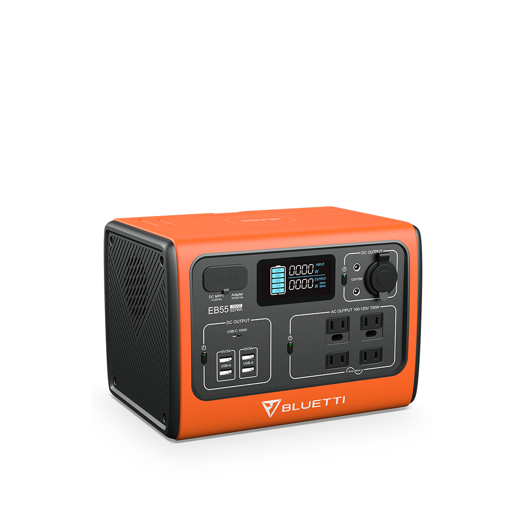 BLUETTI EB55 Portable Power Station | 700W, 537WH