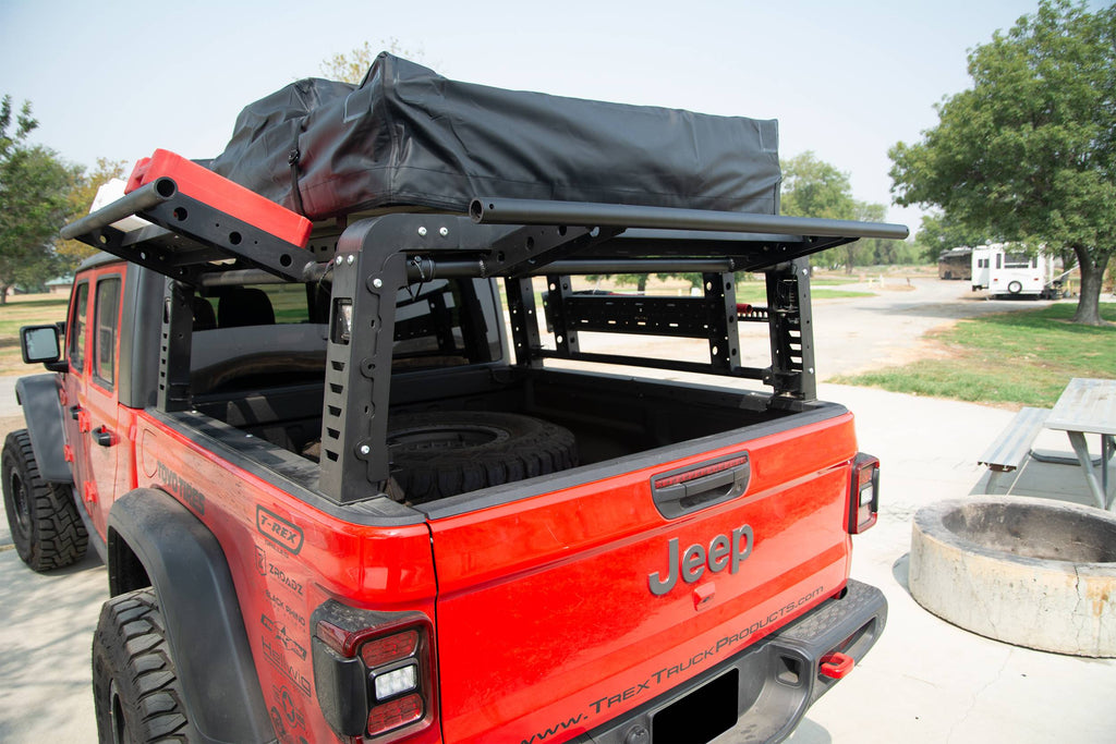 Zroadz Overland Access Rack - 2019+ Jeep Gladiator - Z834201 - Rackup+go