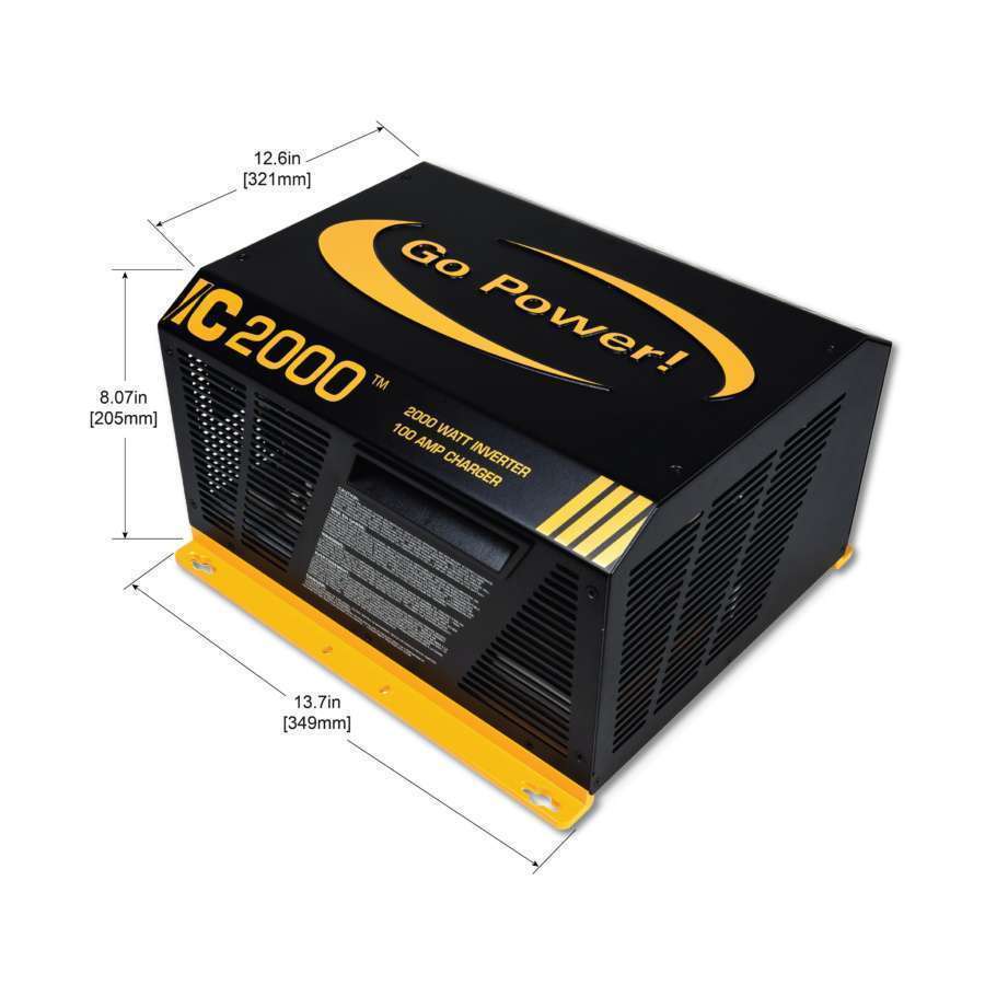 Go Power 2000W IC Series Inverter Charger