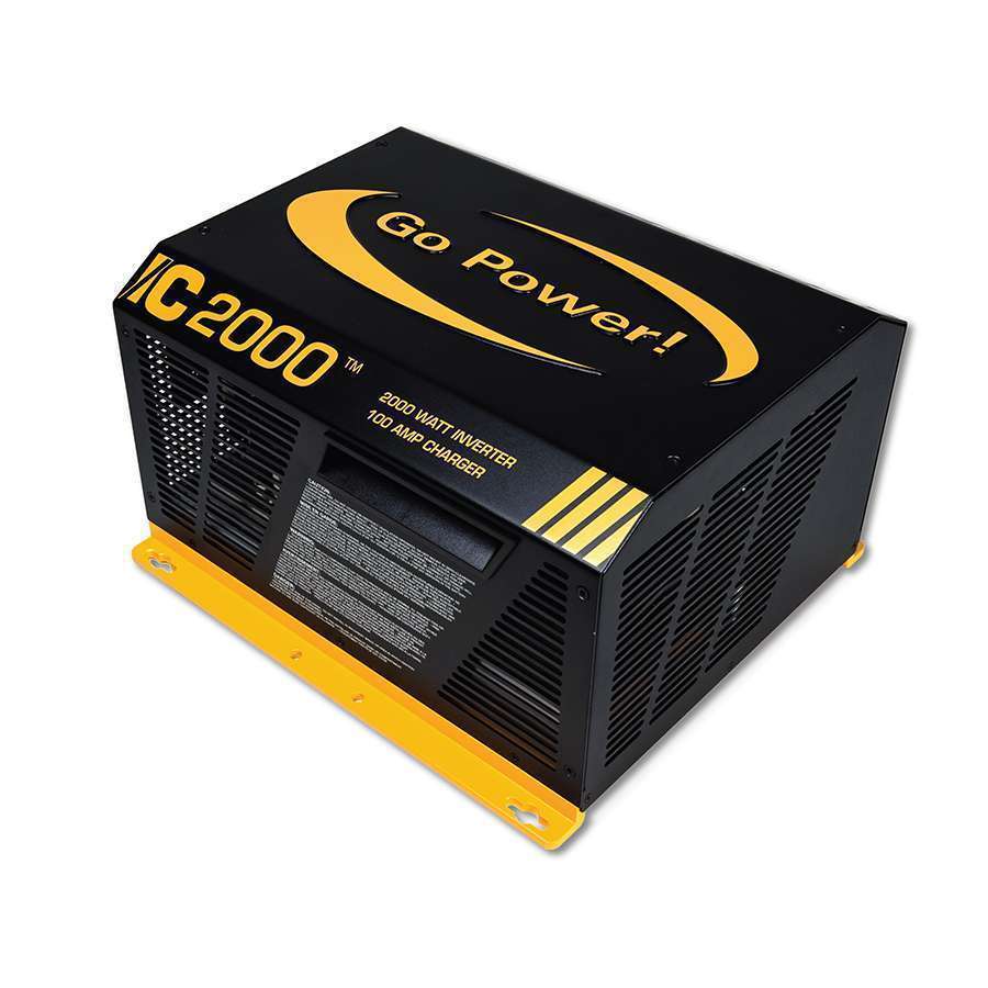 Go Power 2000W IC Series Inverter Charger RackUp+Go