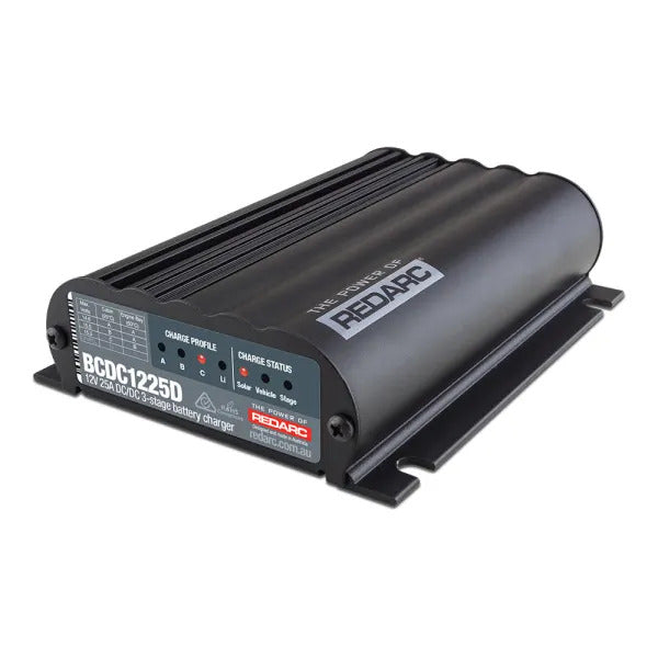 REDARC Dual Input 25A In-Vehicle DC Battery Charger - BCDC1225D