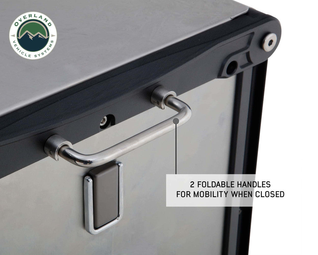 Overland Vehicle Systems Komodo Camp Kitchen - Stainless Steel