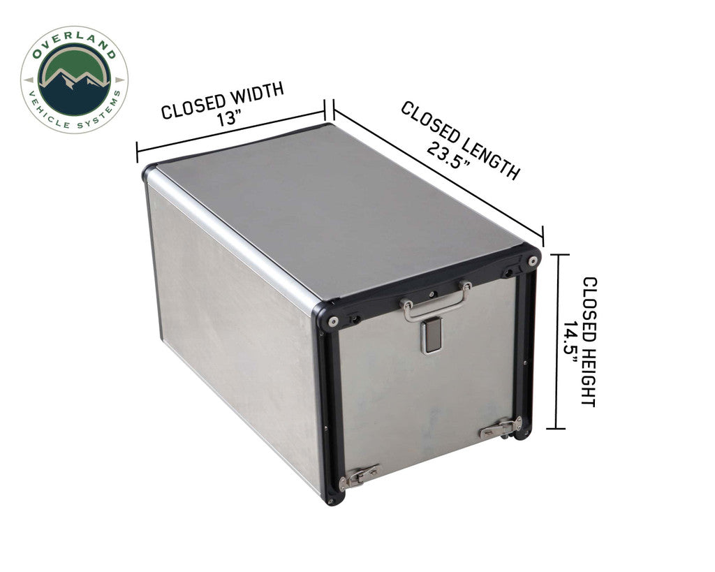 Overland Vehicle Systems Komodo Camp Kitchen - Stainless Steel