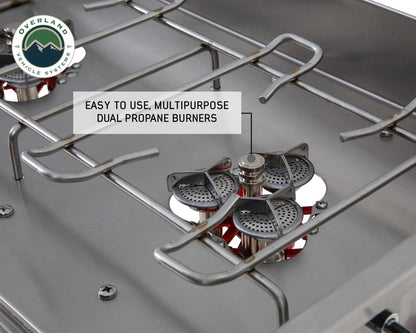 Overland Vehicle Systems Komodo Camp Kitchen - Stainless Steel