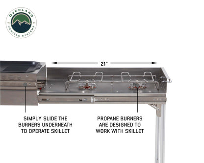 Overland Vehicle Systems Komodo Camp Kitchen - Stainless Steel