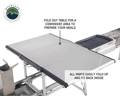 Overland Vehicle Systems Komodo Camp Kitchen - Stainless Steel