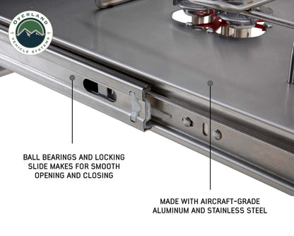 Overland Vehicle Systems Komodo Camp Kitchen - Stainless Steel