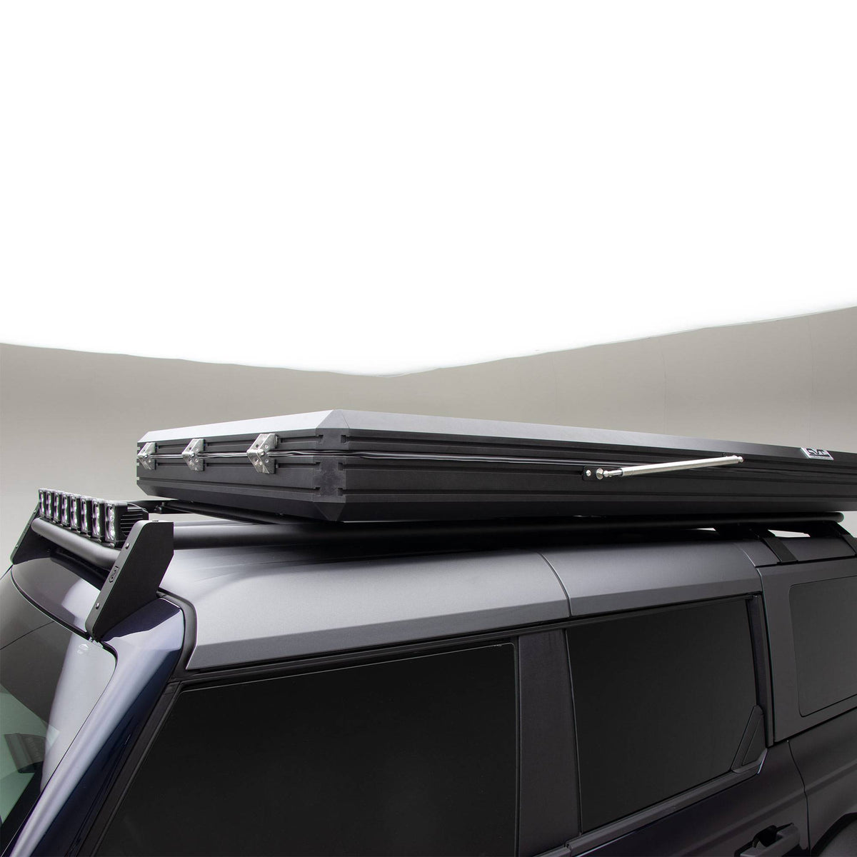 ZROADZ 2021 Ford Bronco Roof Rack w/ 3&quot; LED Pods and 30&quot; Slim Light Bar - Z845421