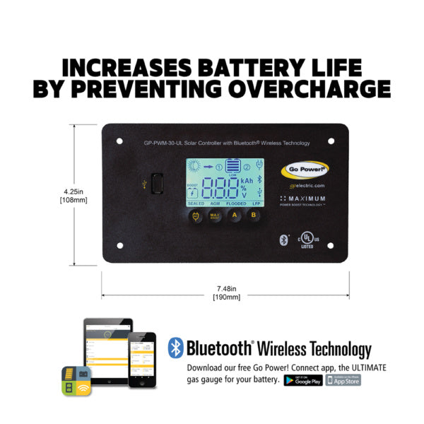 Go Power 190W Weekender ISW Solar Charging System