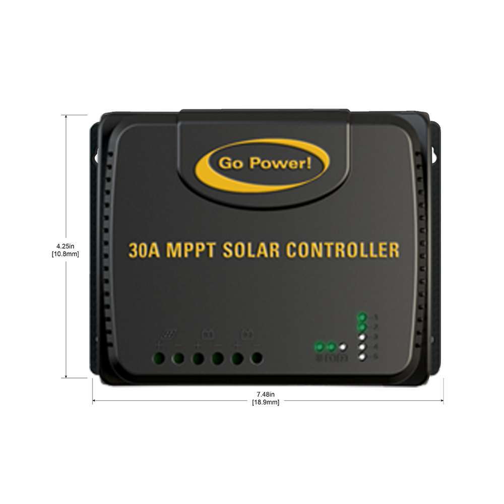 Go Power 30A MPPT Solar Controller + RV-C