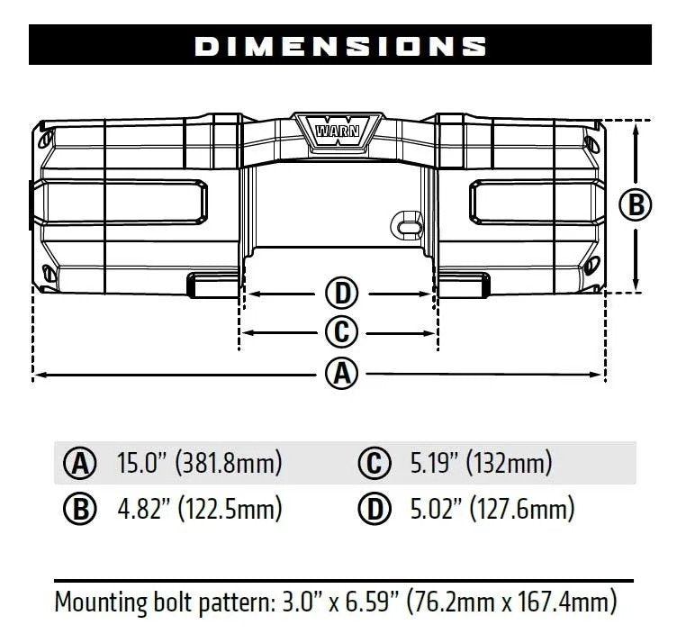 WARN AXON 55-S Powersport Winch - 101150