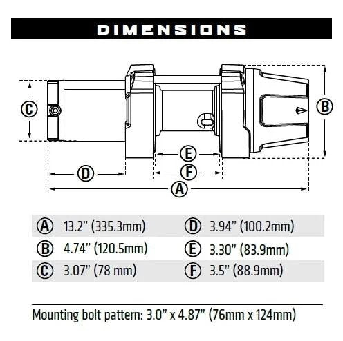 WARN VRX 25 Powersport Winch - 101025