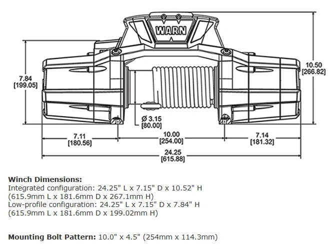 Open Box - WARN ZEON 12 Platinum Winch - 92820