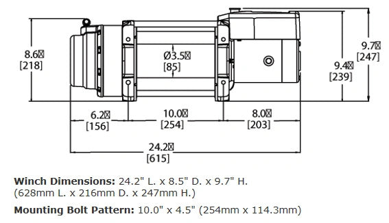 WARN 16.5TI Heavyweight Winch - 68801