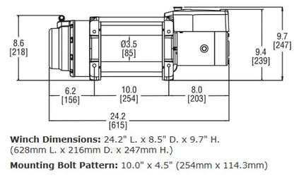 WARN 16.5TI-S Heavyweight Winch - 97740