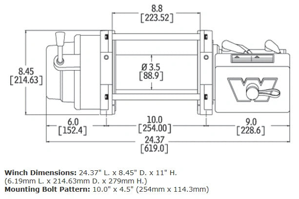 WARN M12 24V Heavyweight Winch - 265072