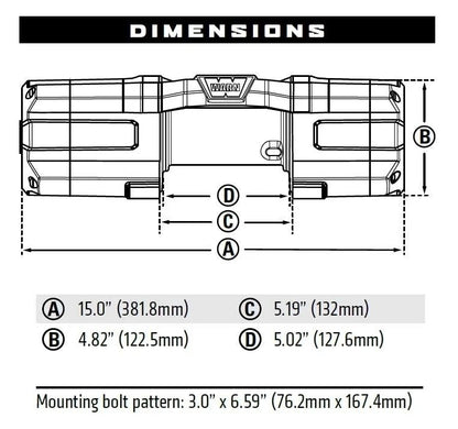 WARN AXON 55 Powersport Winch - 101155