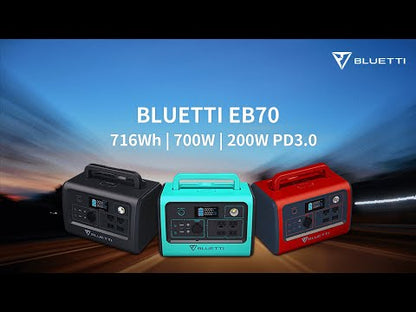 BLUETTI EB70 Portable Power Station | 700W, 716WH