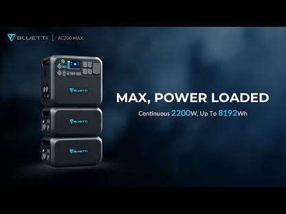 BLUETTI AC200MAX + 2*B230 + 3*PV200 | Home Battery Backup